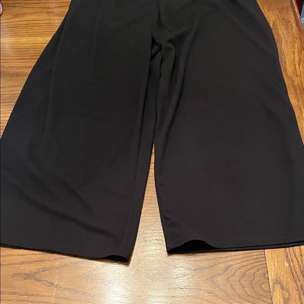 Halara Black Wide Leg Overalls, size medium, NWT - Picture 2 of 9